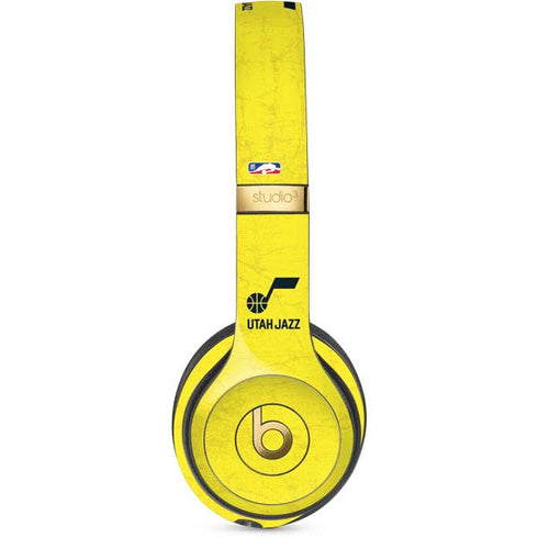 NBA Utah Jazz Yellow Texture Studio Wireless 3 Skin